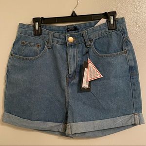 NWT Nasty Gal High Waisted Denim Shorts